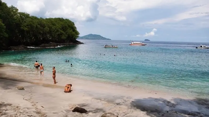 Blue Lagoon Beach from above